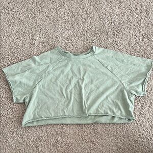 Mint Green Women's Crop Top